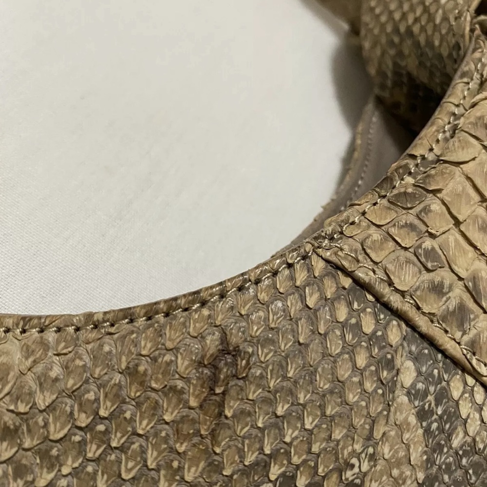 Byron 100% Python Snakeskin Hobo Bag - image 3
